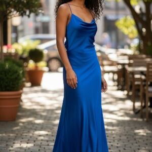 Elegant Blue Evening Gown